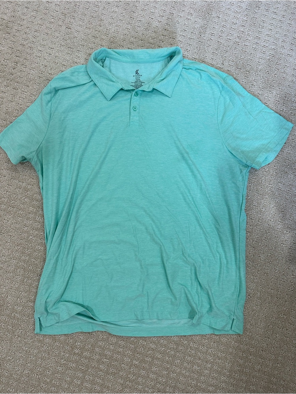 Men's Mint Green Polo Shirt - Lightweight Casual Tee